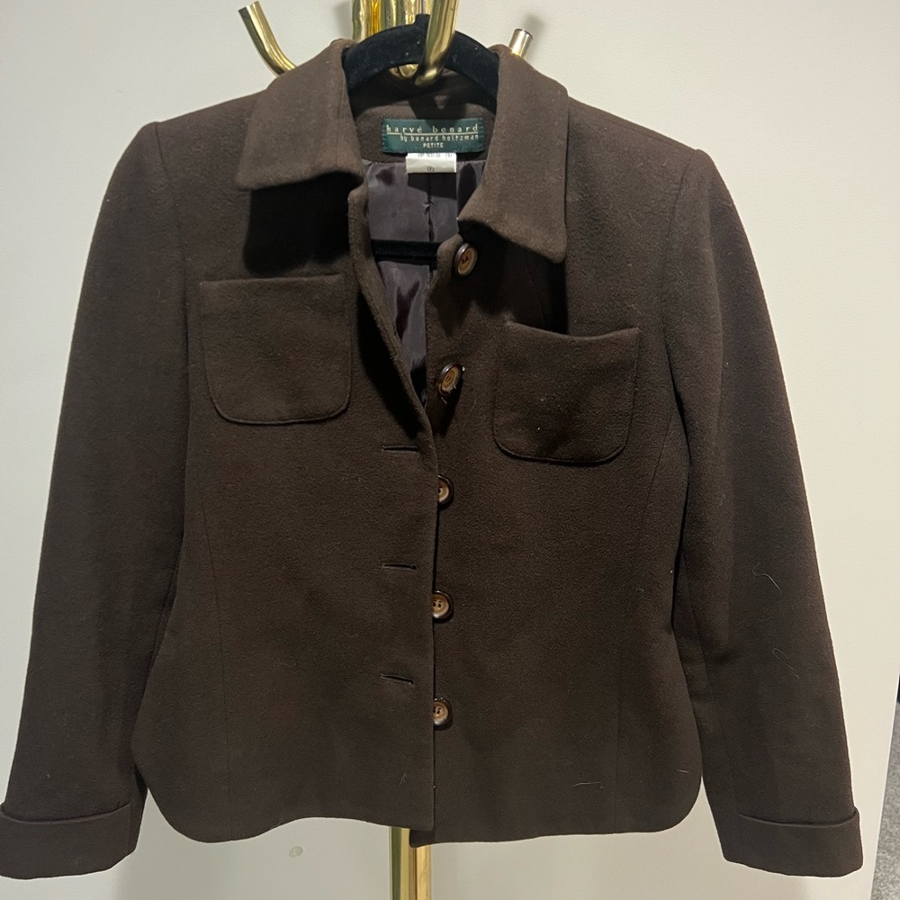 Vintage Harve Benard Dark Brown Women's Blazer
